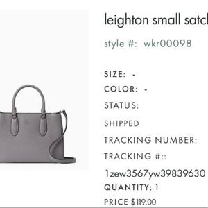 kate spade leighton small satchel